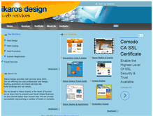 Tablet Screenshot of ikarosdesign.com